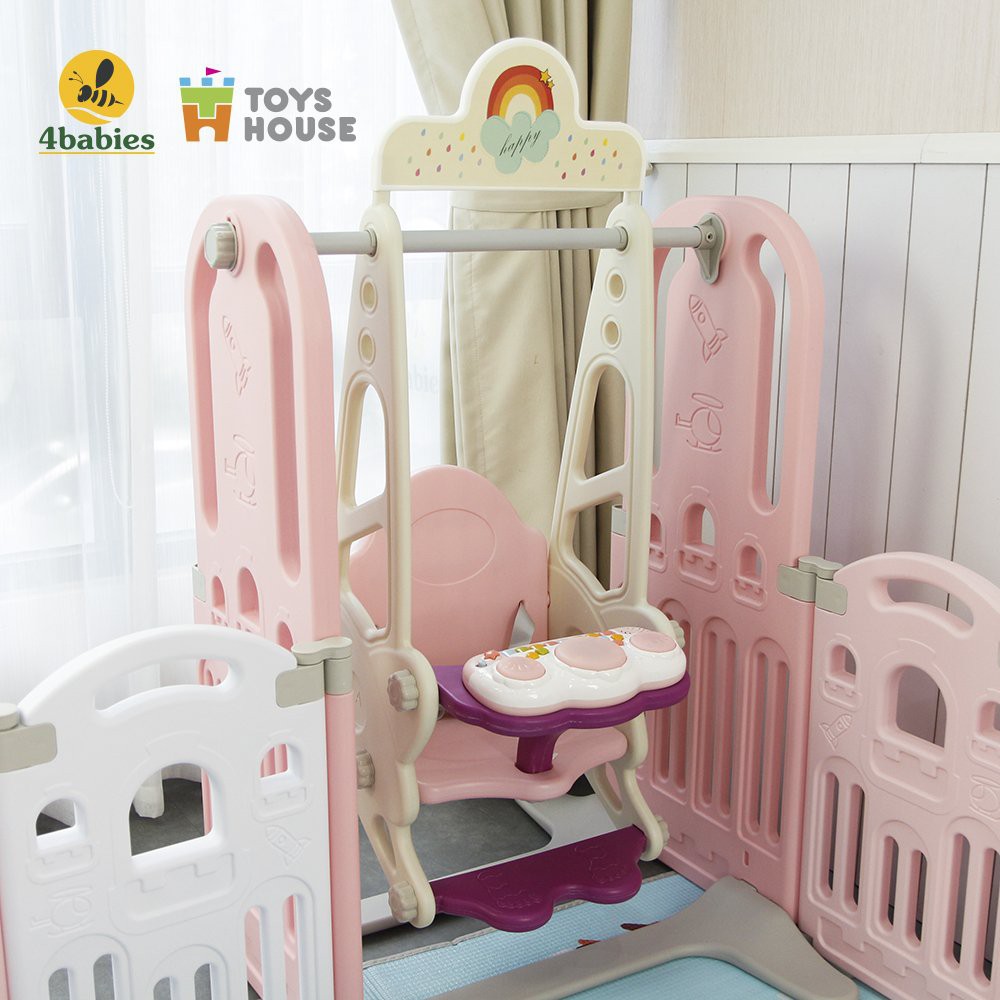 Xích đu đơn cho bé hình máy bay Toyshouse - đồ chơi vận động trong nhà - hành chính hàng