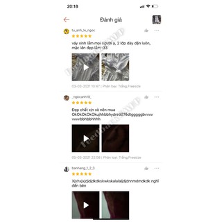 Váy trễ vai tay bo