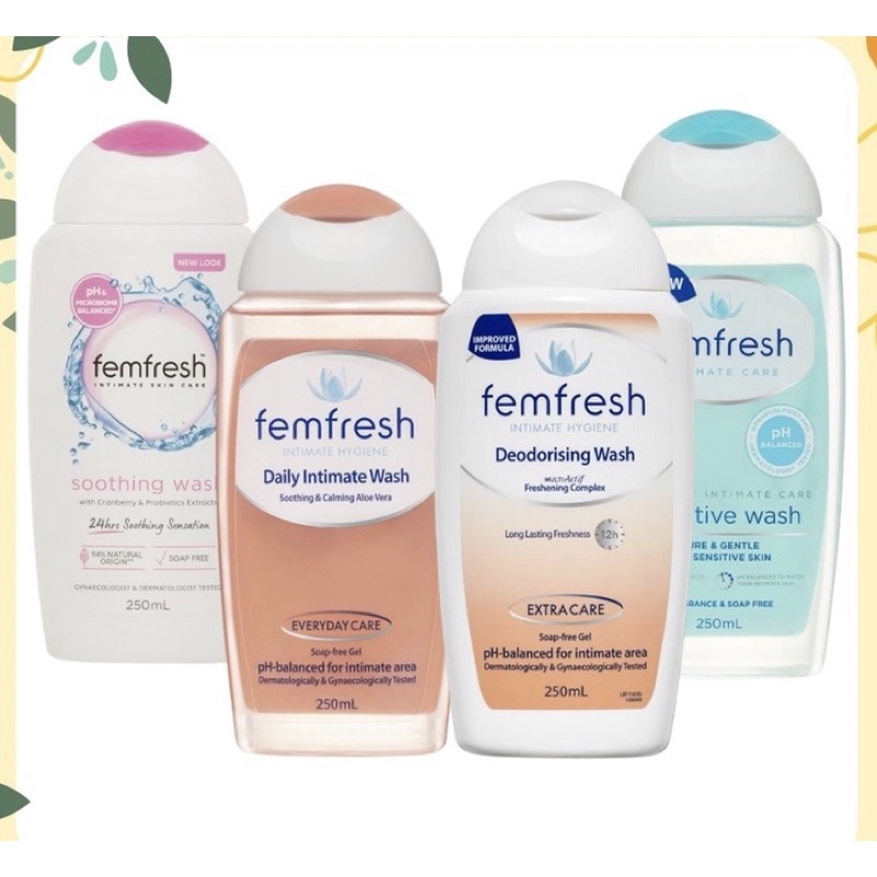 Femfresh Dung dịch vệ sinh Phụ Nữ Úc 250ml ddvs femfesh phụ khoa mùi hương dễ chịu, cung cấp độ ẩm dịu nhẹ
