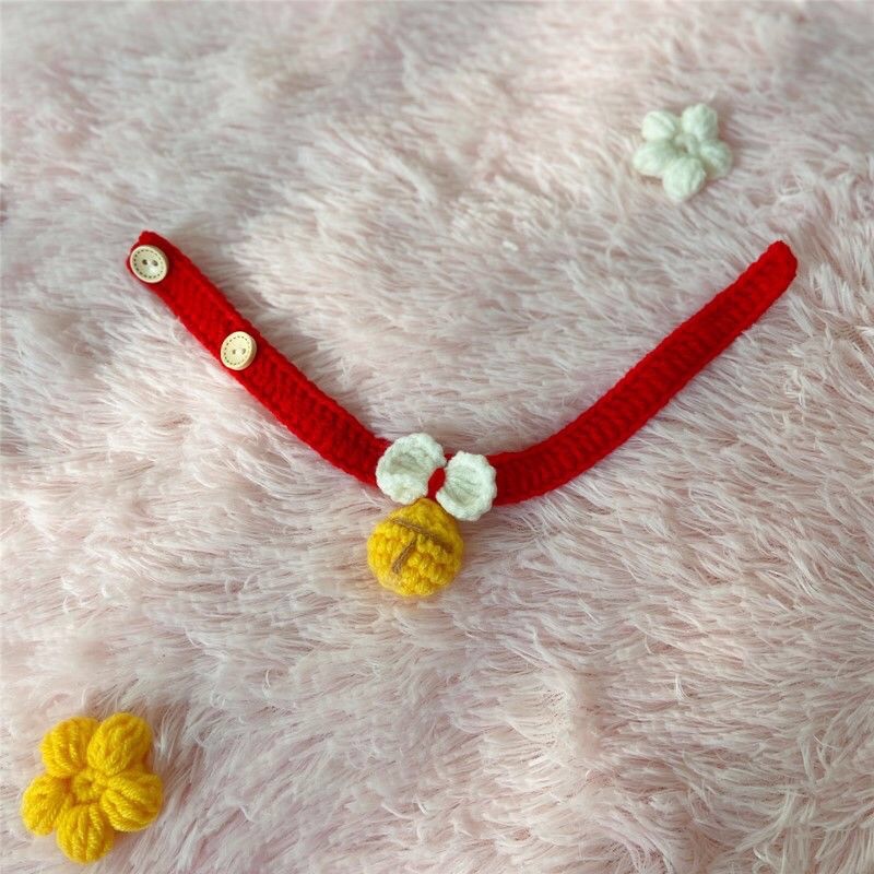 Vòng cổ len các hình cho chó mèo