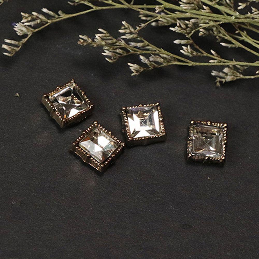 OCEANMAP Đá 3D Màu Đồng Trang Trí Móng Tay Thời Trang