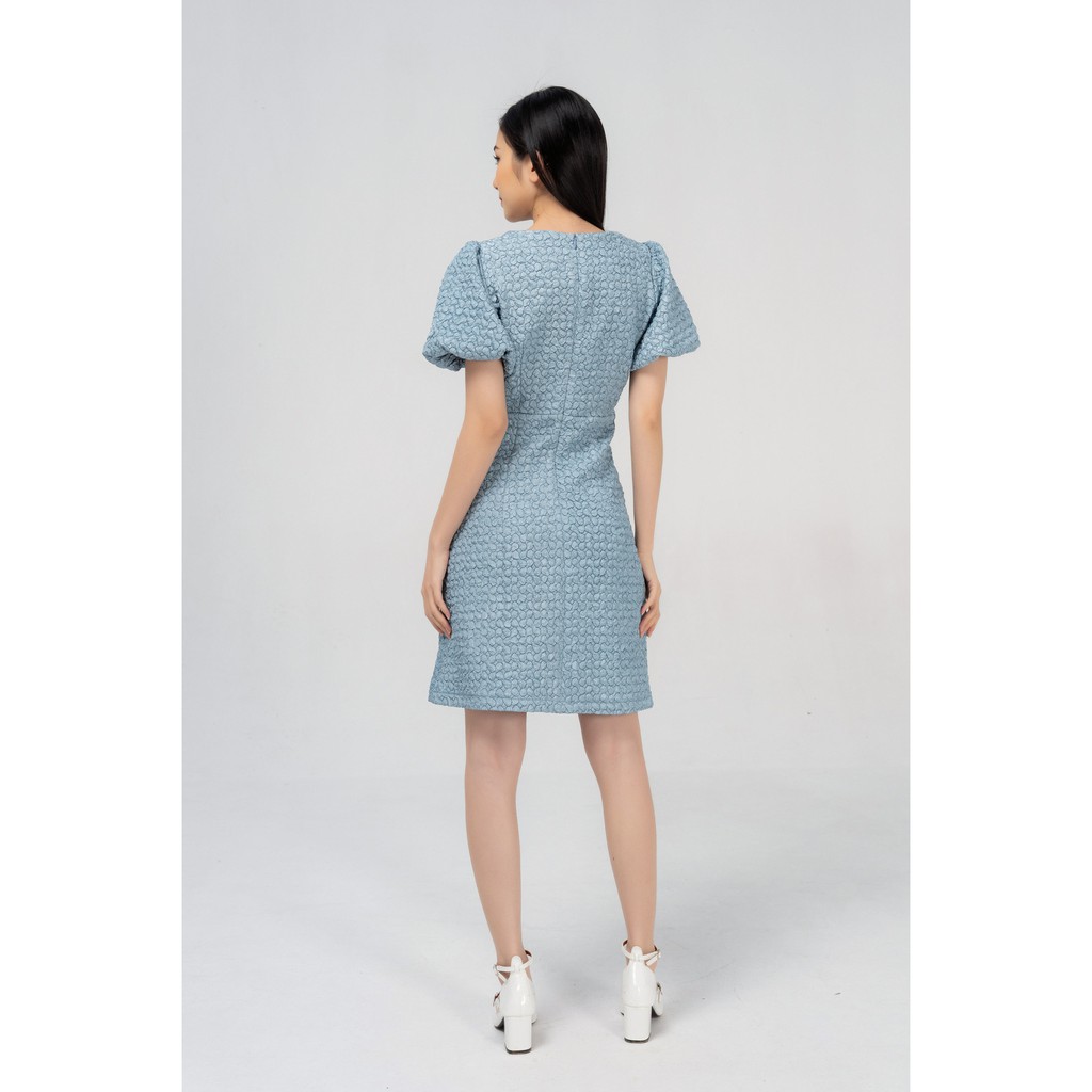 YODY Váy Đầm vân hoa hàng THIẾT KẾ 3 màu chất xốp mềm mịn VDN3660 | BigBuy360 - bigbuy360.vn