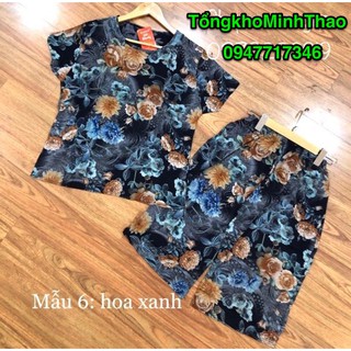 [Khuyến mãi follow10k] Bộ lanh Lửng trung niên cho mẹ, mềm mịn thoáng mát