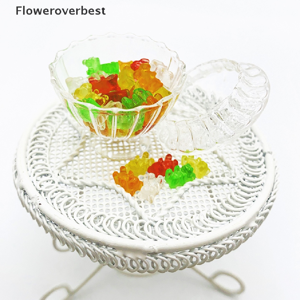 20 Mô hình gấu bằng nhựa resin dùng để trang trí nhà búp bê