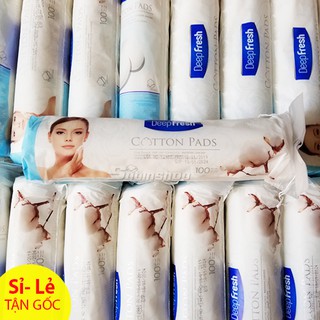 Bông tẩy trang deep fresh cotton pads 70- 100 miếng