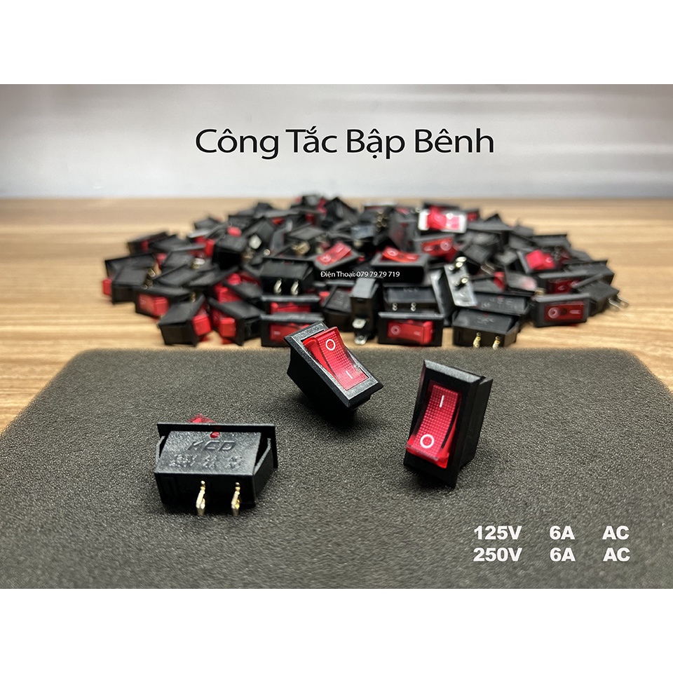 Công tắc bập bênh KCD (12 x 25 mm)