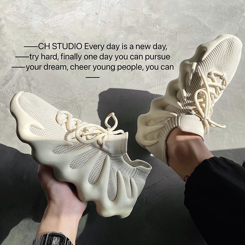 Giày Thể Thao Yeezy450 Grandpa Thoáng Khí Mùa Hè Hàng Mới Dành Cho Nam 2021