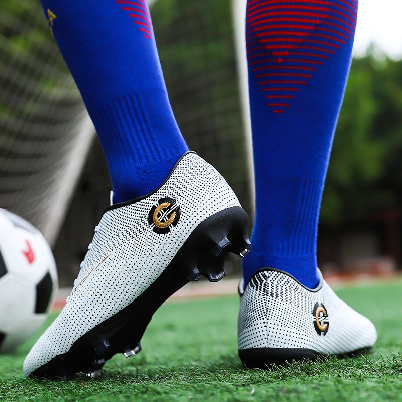 Giày đá bóng FG C Ronaldo chất lượng cao cỡ 32 - 45 cho người lớn/trẻ em