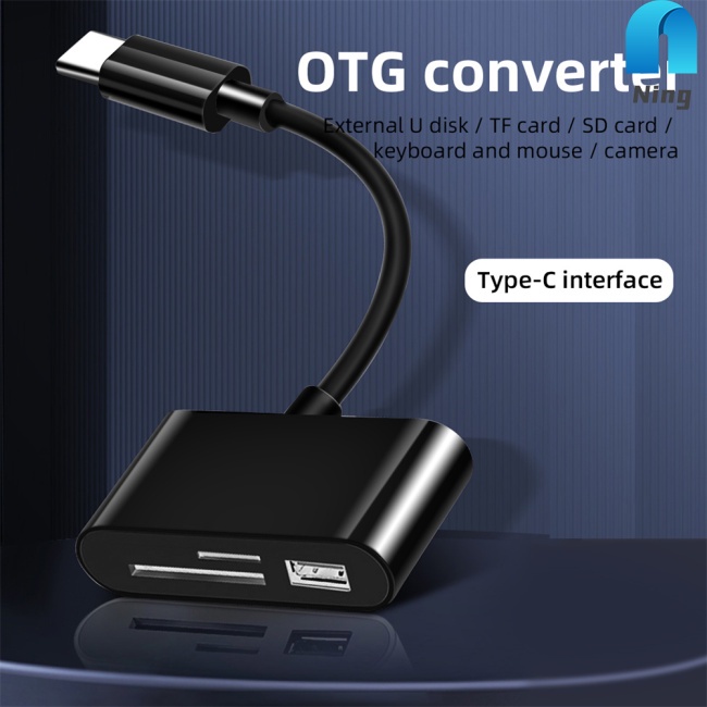 Đầu Đọc Thẻ Nhớ Otg Micro Usb Sd / tf Đa Năng Cho Điện Thoại Android Máy Tính