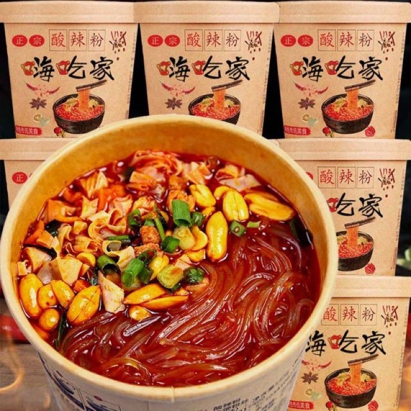 Thùng 6 hộp Miến chua cay Trùng Khánhi