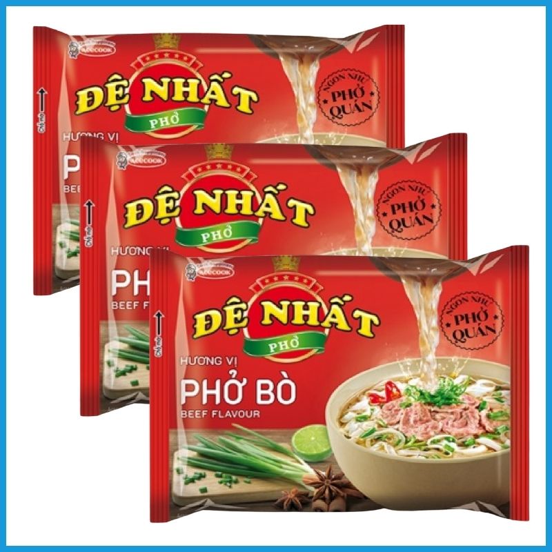Phở Bò, Phở Gà Đệ Nhất ngon như phở quán thùng 30 gói x67g MPĐN01