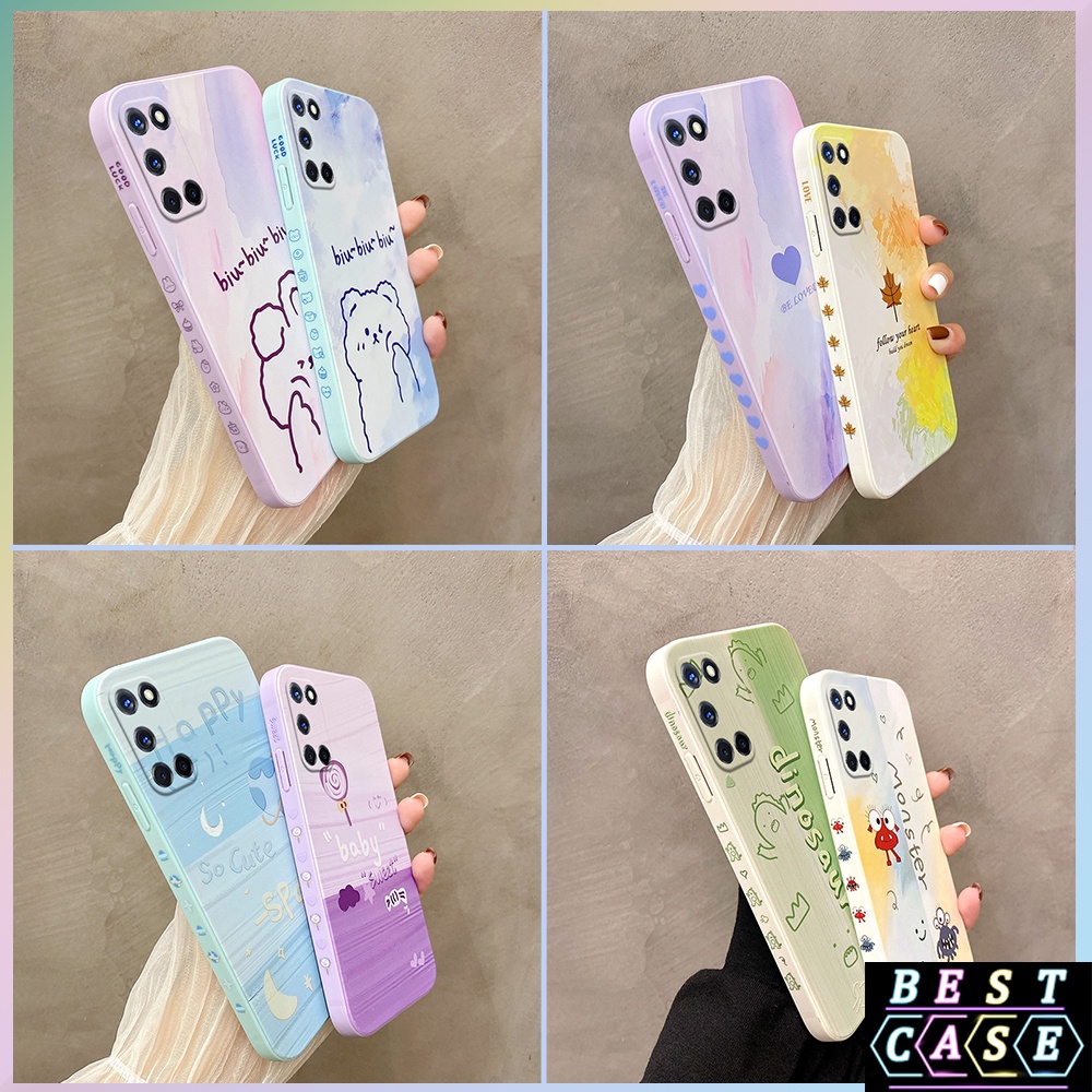 Ốp điện thoại oppo a92 điện thoại oppo a92 ốp điện thoại oppo a52 Ốp Điện Thoại Mềm Họa Tiết Độc Đáo Bảo Vệ Camera Cho oppo A92 oppo A52