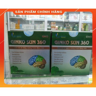 Hoạt huyết dưỡng não GINKO SUN 360