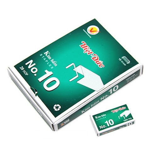 Kim bấm 10 Việt Đức chính hãng ( 20 hộp nhỏ/ hộp lớn)