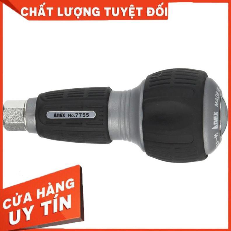 Cán tô vít đóng có trợ lực No.7755-H Anex Nhật Bản - Hàng Nhật Bản