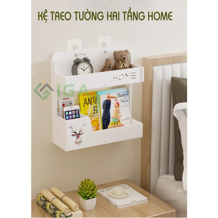 Kệ Treo Tường Để Đồ Trong Phòng Ngủ kệ treo tường đa năng phòng tắm- IG391