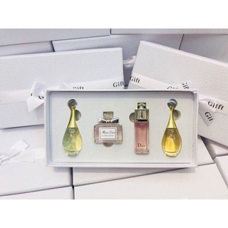 (CHÍNH HÃNG) Sét Nước Hoa Dior Mini 4 Chai 5ml