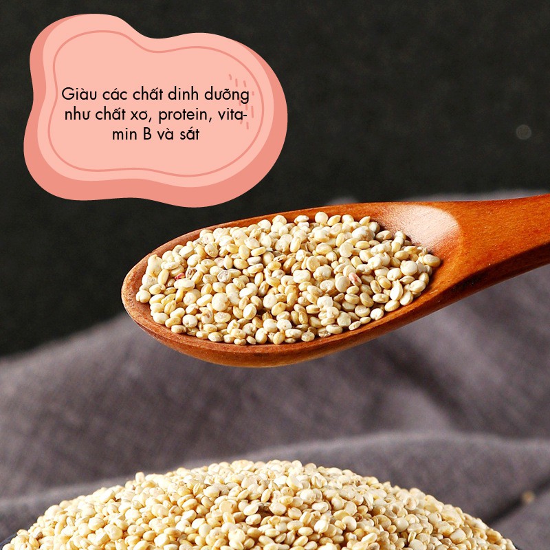 HẠT QUINOA DIÊM MẠCH TRẮNG ăn vặt healthy cho người ăn kiêng ăn chay mẹ bầu duy trì chế độ ăn lành mạnh tốt cho sức khỏe