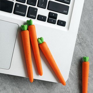 Bút bi Cà Rốt gel nước mực đen ❤ bút Carrot Inochi