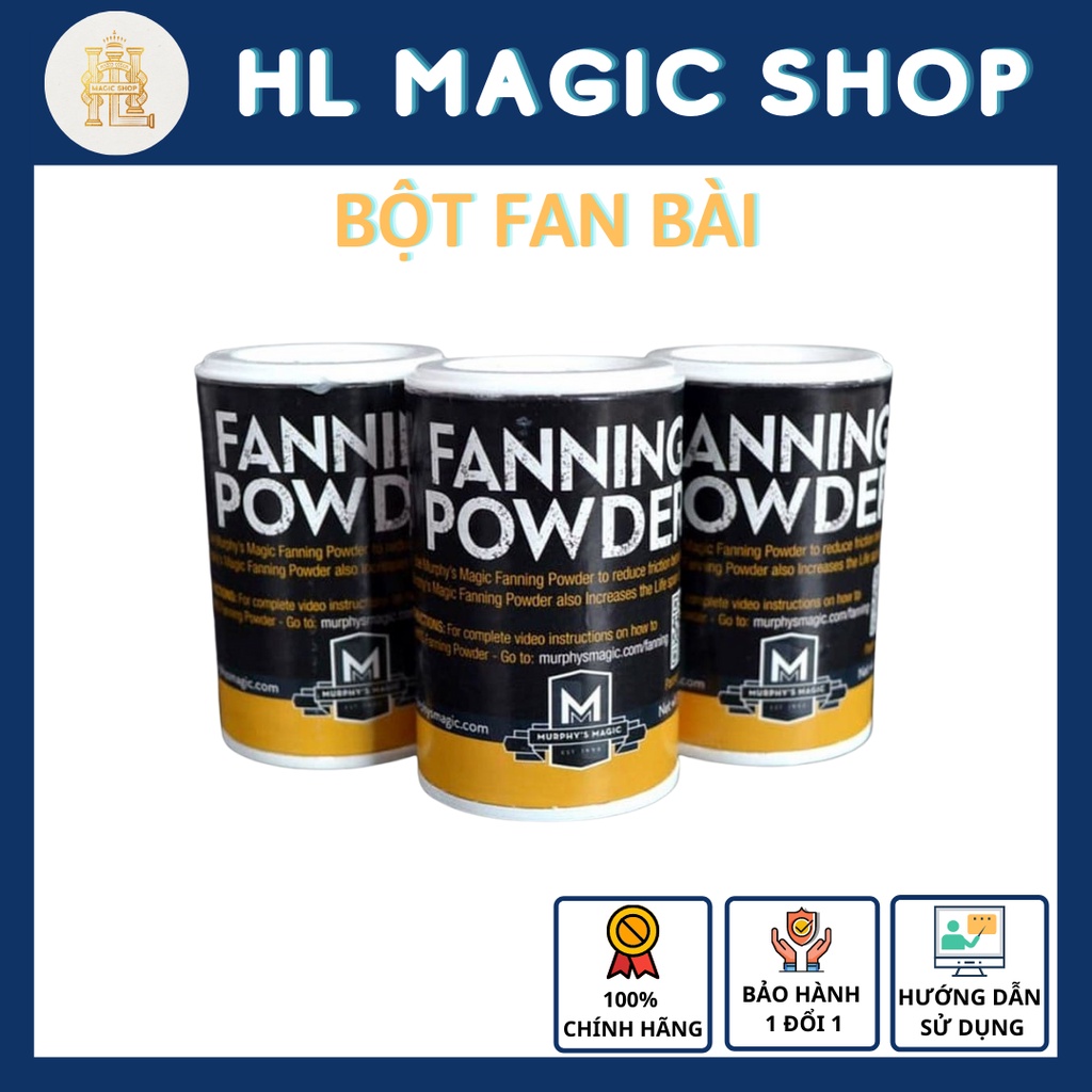 Phụ kiện bài tây, Bột Fan Bài - Fanning Powder 2oz/57grams - Hàng Chính Hãng