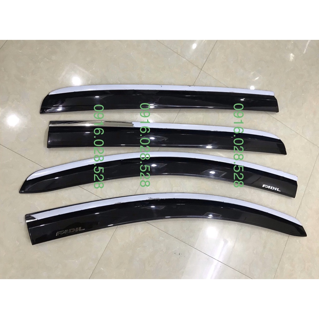 Vè che mưa Vinfast Fadil 2019-2020-2021 chỉ INOX cao cấp, loại Dày ve mua o to