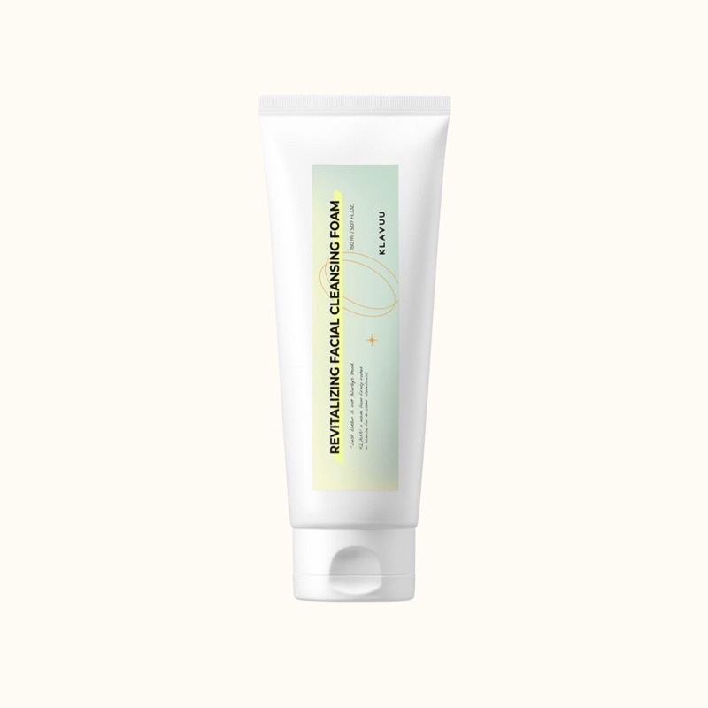 Sữa rửa mặt tái tạo da KLAVUU Revitalizing Facial Cleansing Foam loại bỏ bụi bẩn và dưỡng trắng da 150ml KCL001