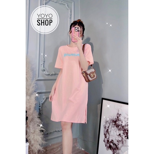 Đầm thun suông nữ tay lỡ bigsize thun thái cao cấp nhiều màu | BigBuy360 - bigbuy360.vn