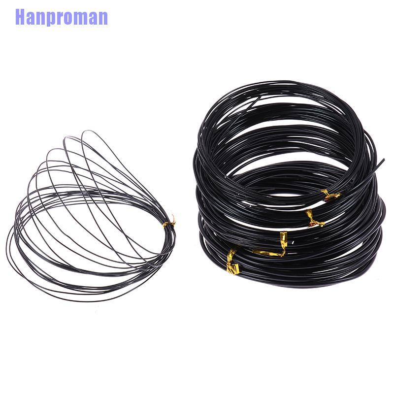 Hm> Bonsai Wires Anodized Aluminum Bonsai Training Wire Total 16.5 Feet (Black)