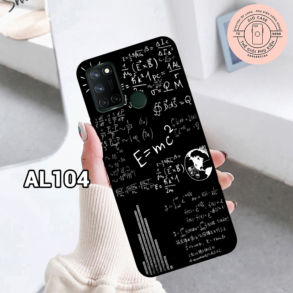 Ốp điện thoại REALME C17/ REALME 7 PRO/ REALME 7i - Ốp lưng REALME in hình họa tiết vũ trụ,công thức toán học,bền,đẹp