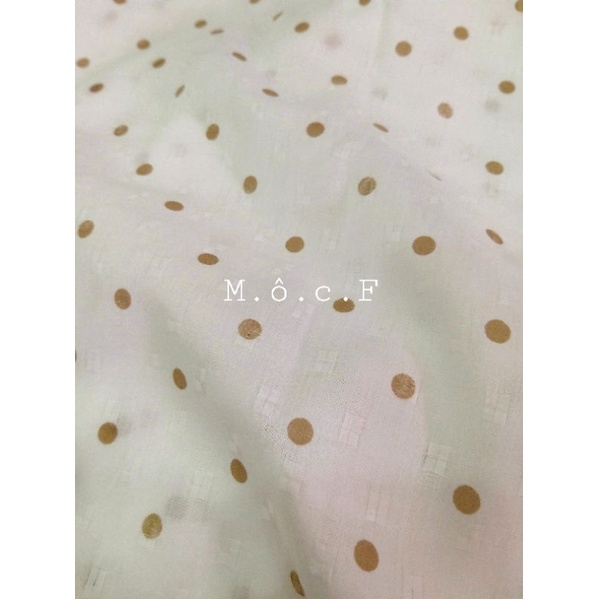 Thô đũi chấm bi màu