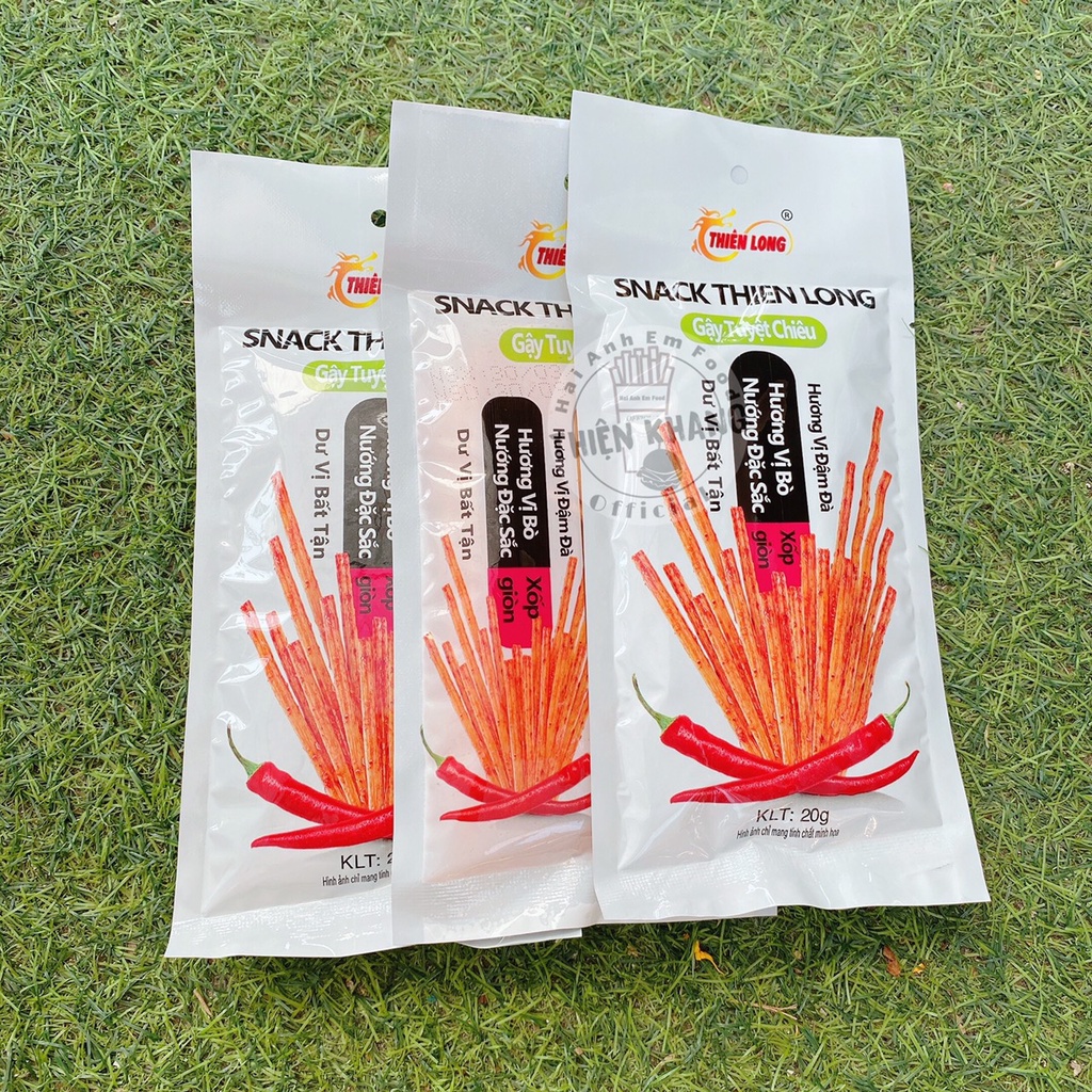 Gói snack gậy tuyệt chiêu mới