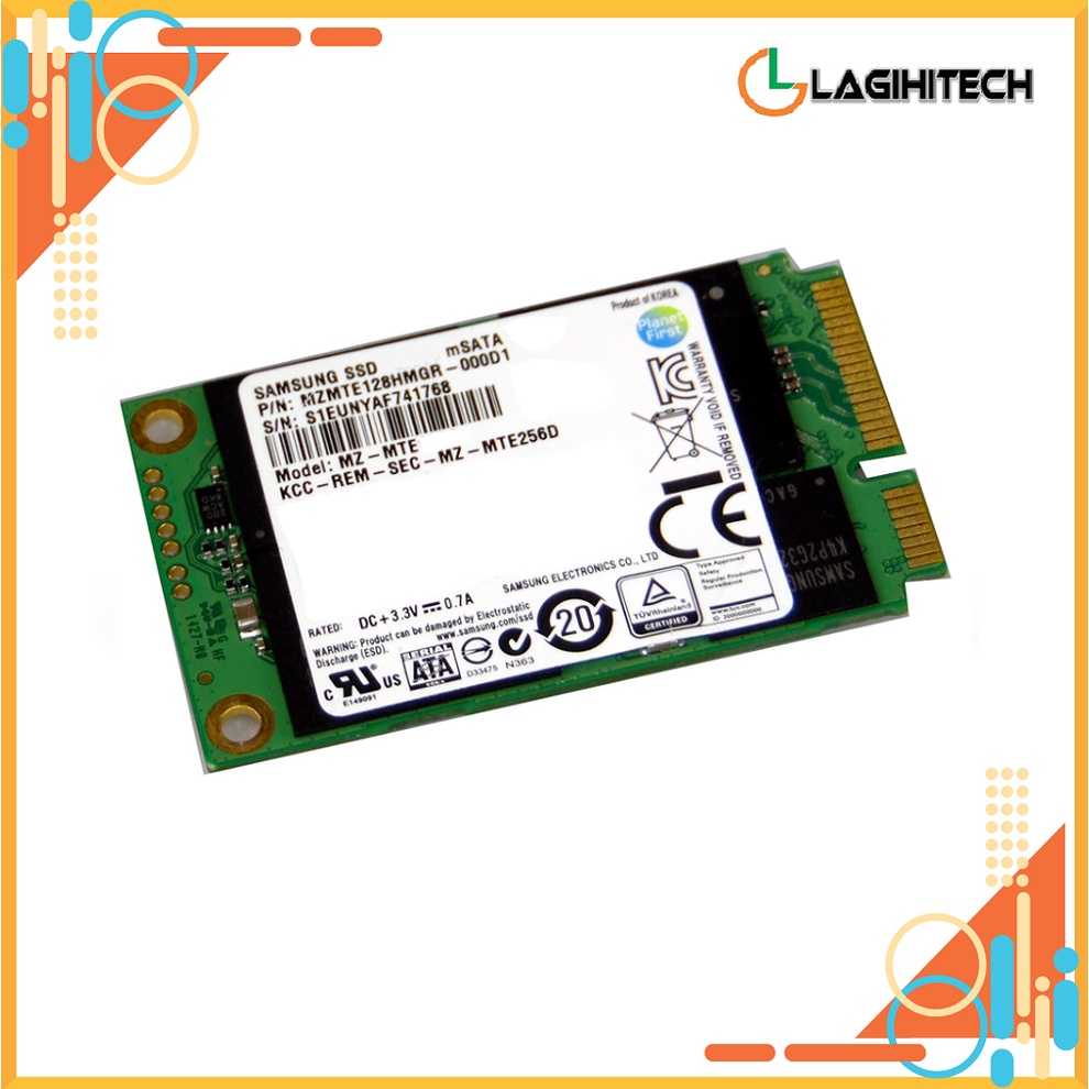 (Giá hủy diệt) [LAGIHITECH] Ổ cứng SSD Samsung PM851/PM871 mSATA - 128GB / 256GB / 512GB - Hàng cũ c