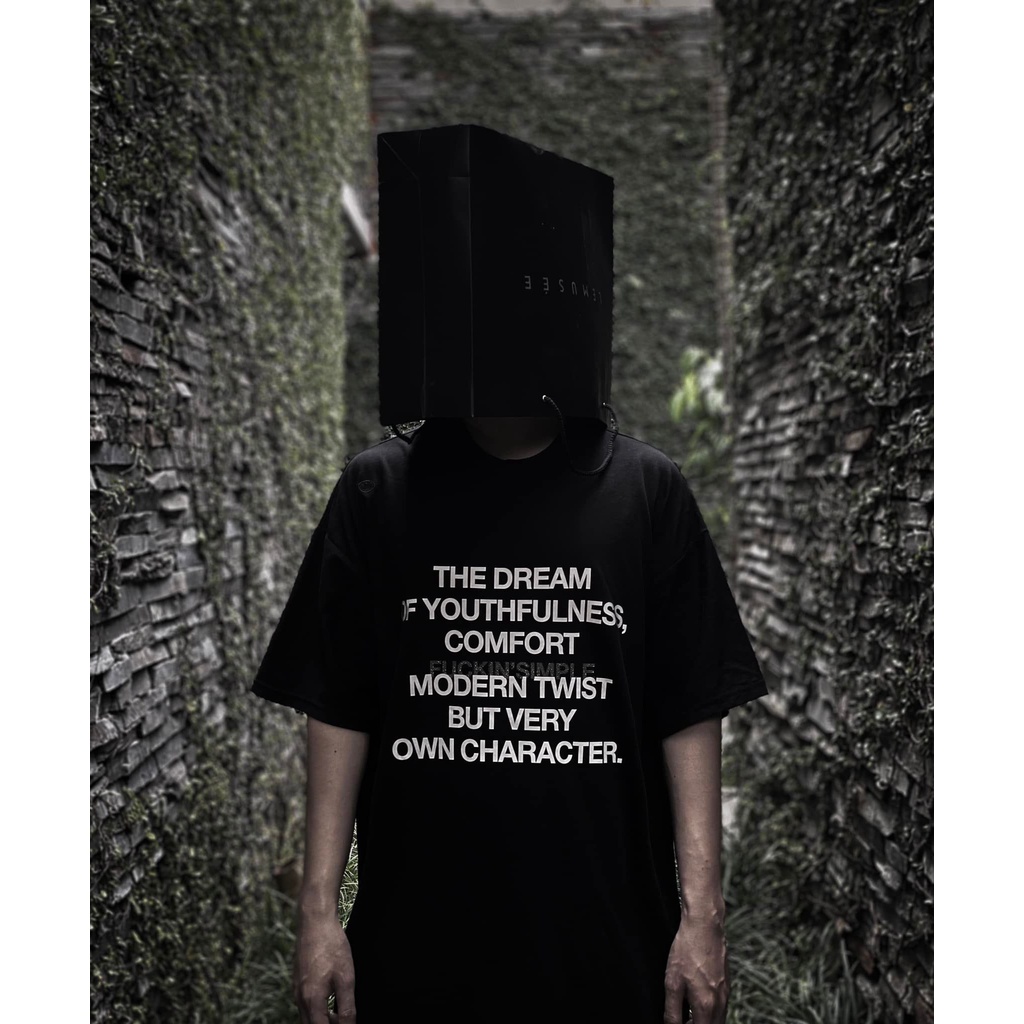 Áo phông nam đen Silver Gray Reflective T-shirt Le Musée Oversized fit