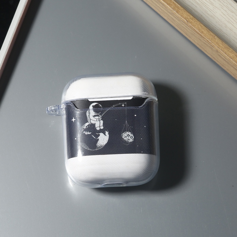 Vỏ Bảo Vệ Hộp Sạc Tai Nghe zzz Bằng TPU Trong Suốt Cho Thế Hệ 1 / 2