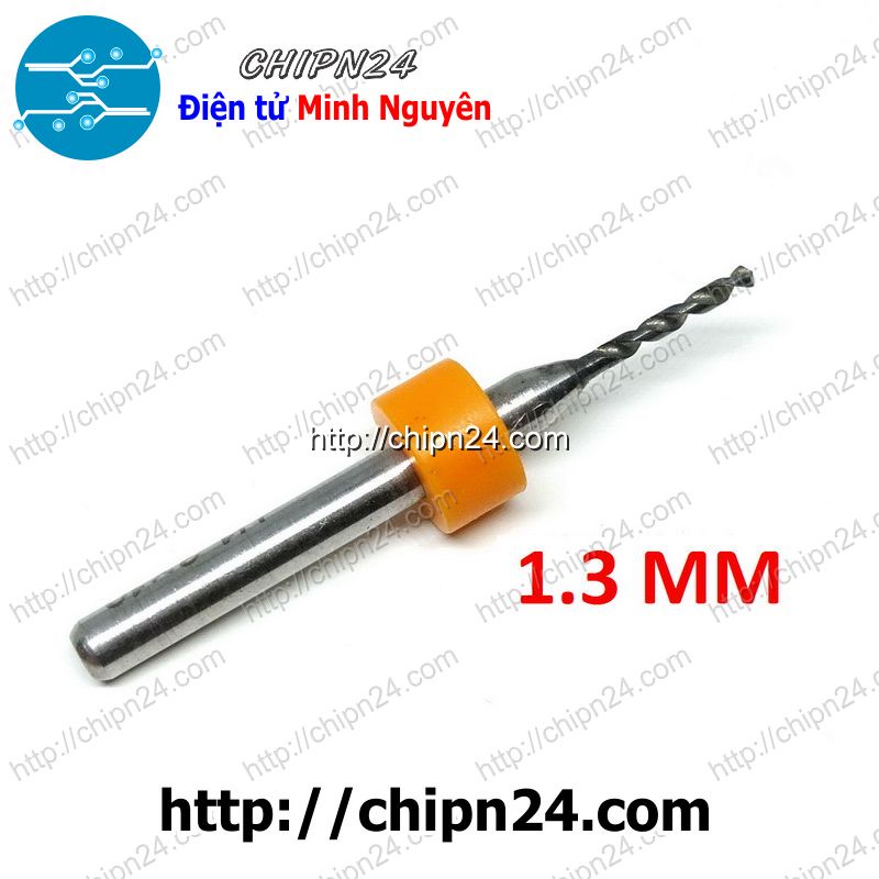[2 CÂY] Mũi khoan mạch in CNC 1.3mm (Mạch điện tử, PCB)