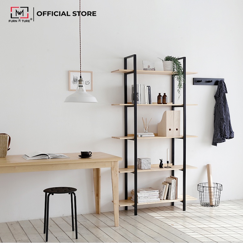 Kệ sách trang trí đa năng Hàn Quốc 345 tầng nhiều màu - B bookshelf - thương hiệu MW FURNITURE
