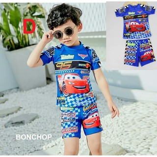 [Sale Sốc] Bộ bơi siêu nhân bé trai size (8-13kg)