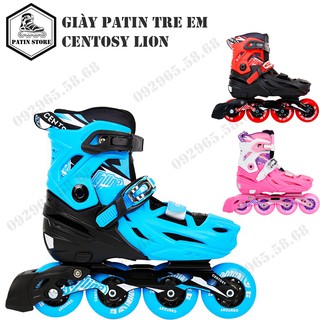 [Tặng mũ+bảo hộ chân tay] Giày patin trẻ em, Giày Patin Centosy Lion chính hãng – (3 màu)
