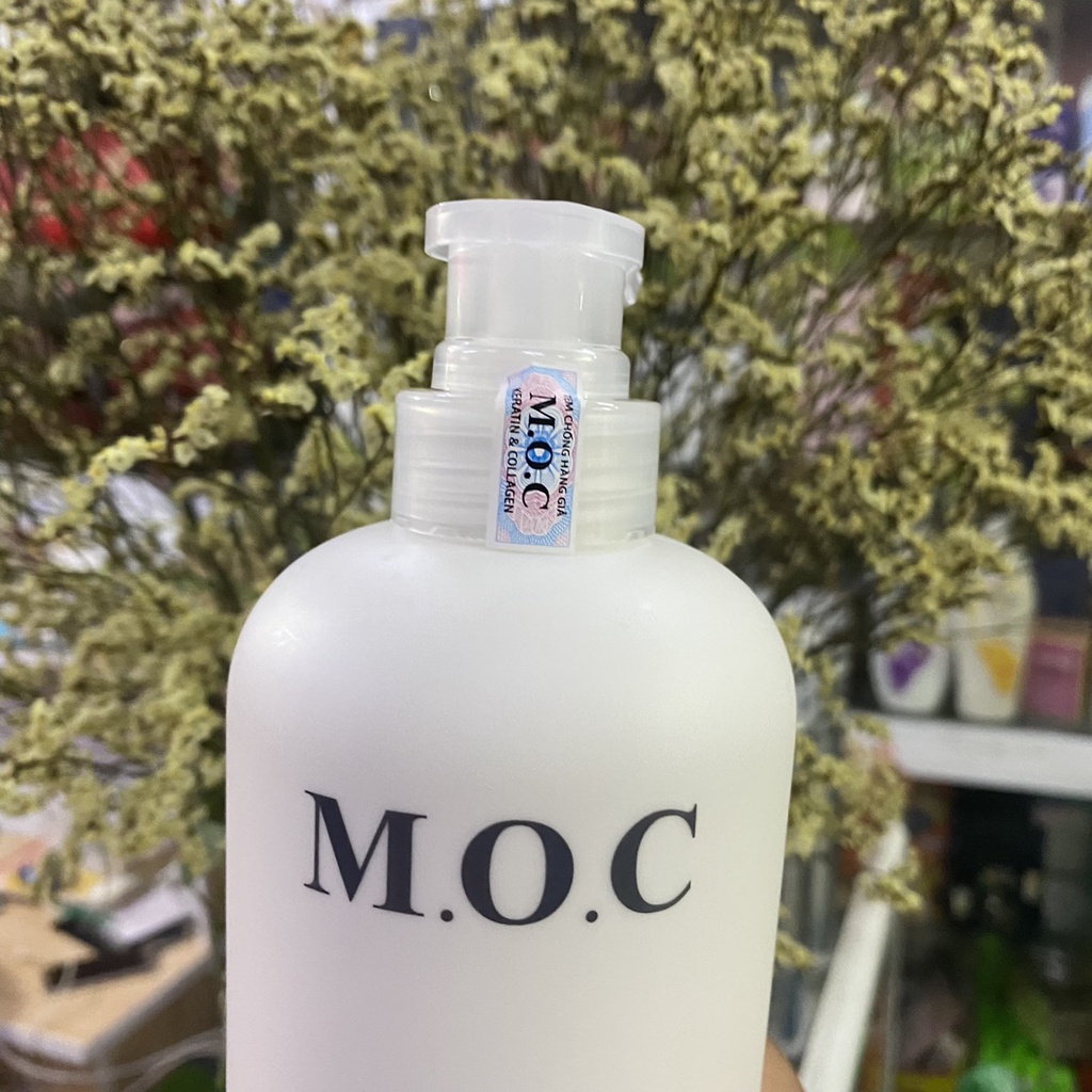 Dầu gội dầu xả MOC keratin collagen 750ml