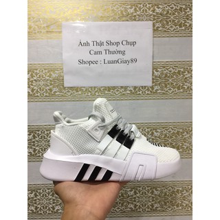 Giầy thể thao EQT trắng kẻ đen phản quang