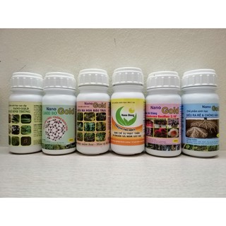 Combo NANO GOLD -SIÊU RA RỄ - NẤM KÍ SINH TRÙNG -CANXI BO - SIÊU RA HOA ĐẬU TRÁI - NANO ĐỒNG - NẤM ĐỐI KHÁNG