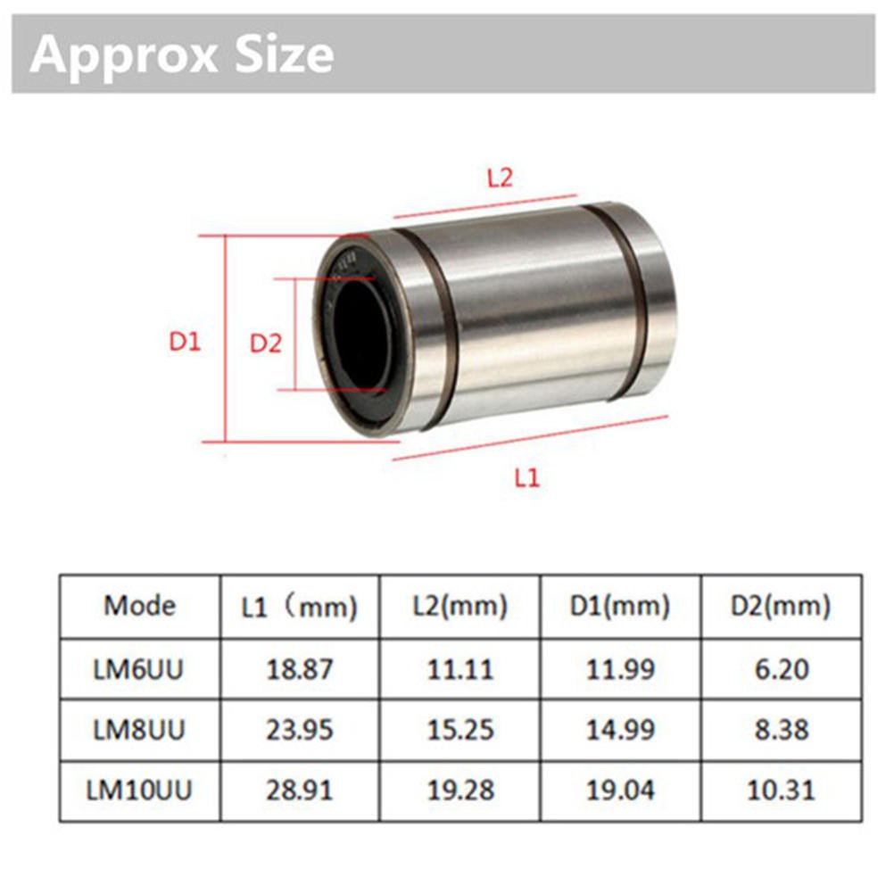 CON TRƯỢT TRÒN LM10UU -10MM
