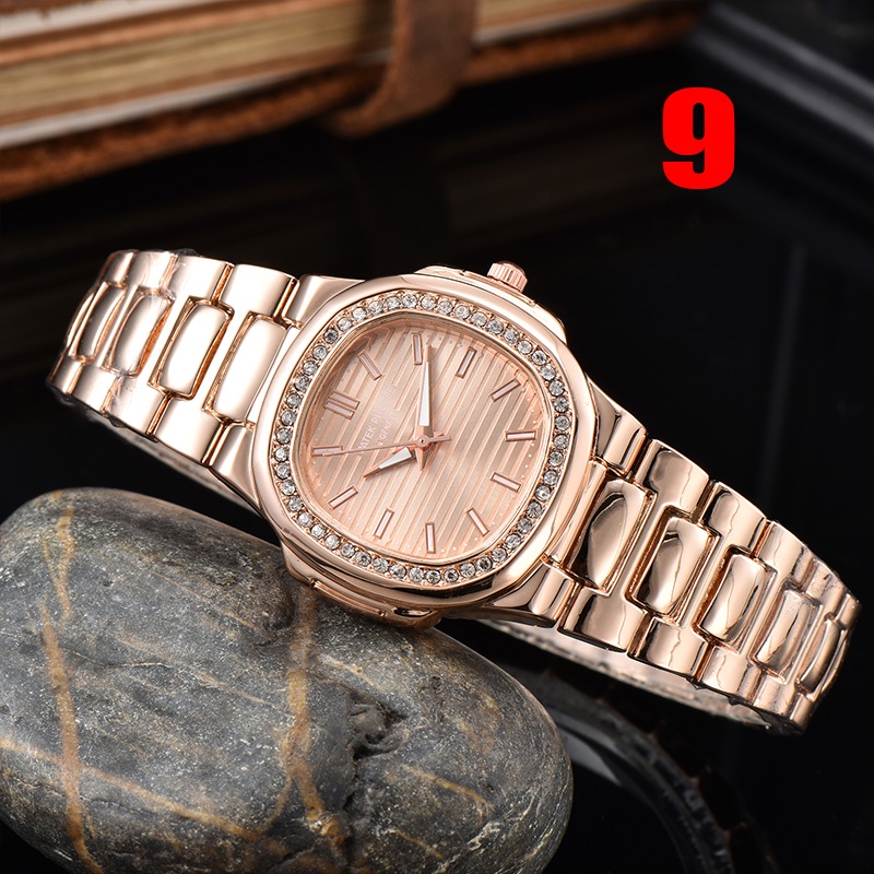 Đồng Hồ Patekphlplpe Dây Thép Sang Trọng Cho Nữ