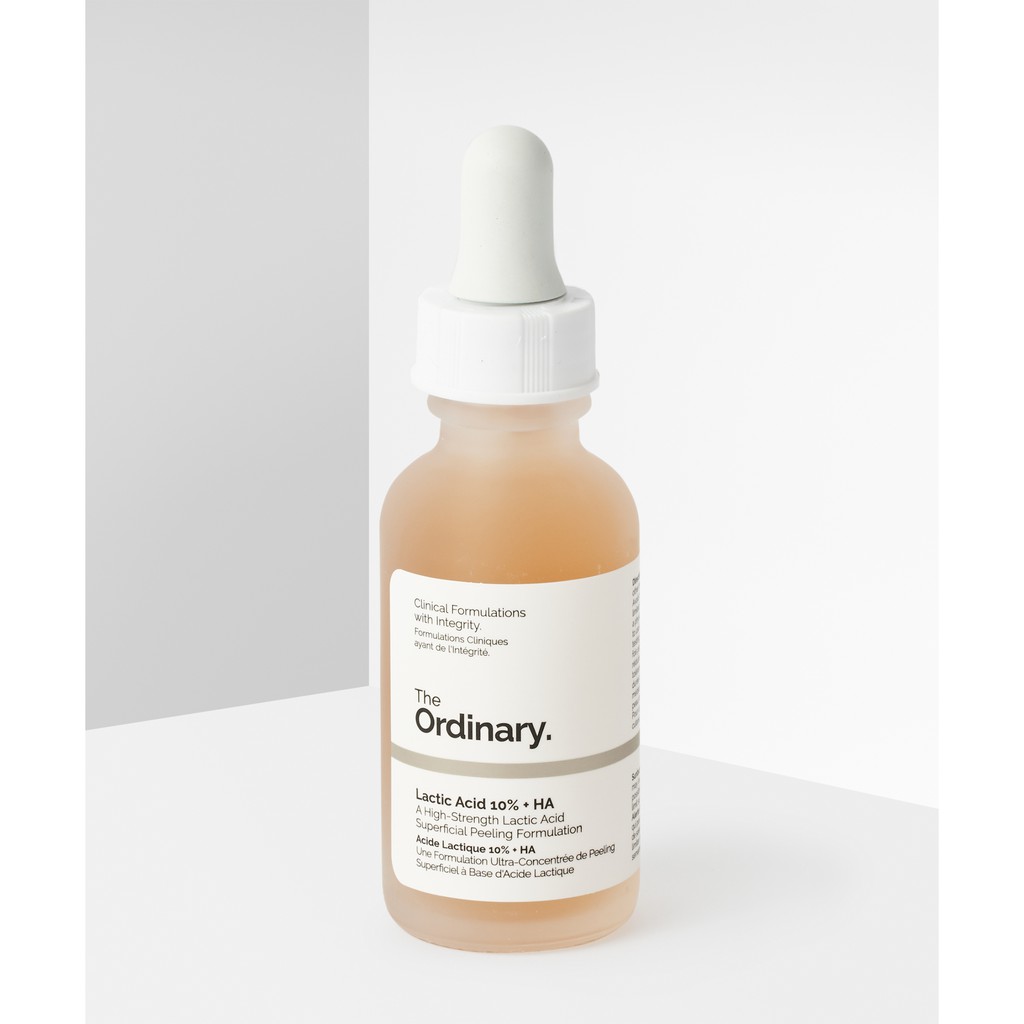 Serum tẩy da chết hóa học The Ordinary Lactic Acid 5 - 10% + HA 2% - Hỗ trợ sáng da, giảm thâm 30ml