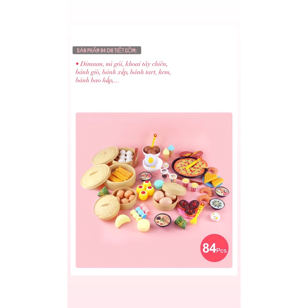 Set Đồ Chơi Nấu Ăn Nhiều Chi Tiết Đồ Chơi Nấu Ăn Bánh Bao Cho Bé Thỏa Sức Sáng Tạo