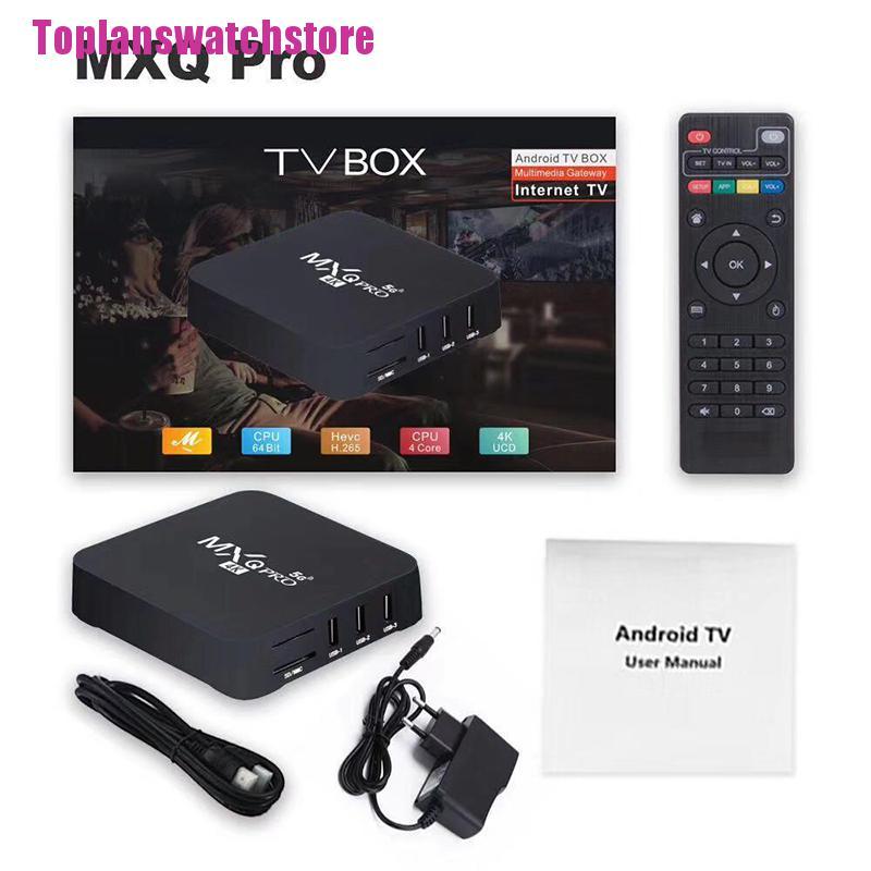 ANDROID Đầu Tv Box Thông Minh Mxq Pro 5g Wifi Smart Tv 1gb 8gb Và Phụ Kiện