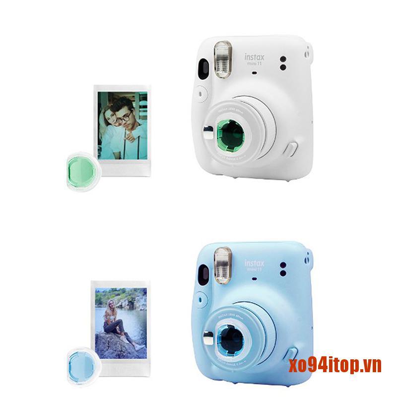 Bộ 4 Kính Lọc Nhiều Màu Sắc Mini 11 Polaroid Cho Máy Ảnh