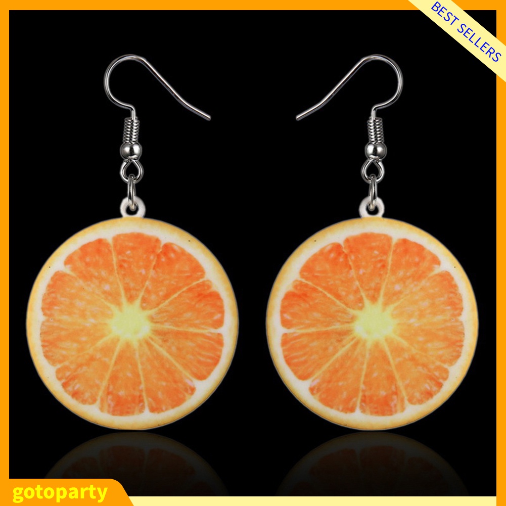 Bông tai nữ phối mặt hình trái cây đáng yêu thời trang