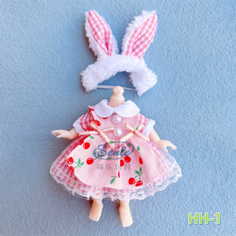 Bộ Quần Áo Dành Cho Búp Bê 16-17cm