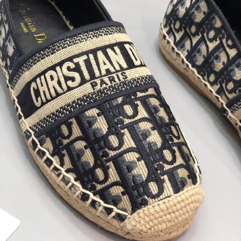 Giày Slipon Dior cói họa tiết fullbox